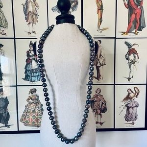 ✨12mm Tahitian pearl necklace, 28” ✨